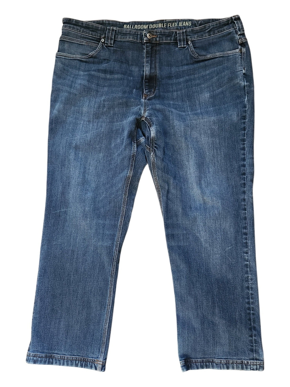 Duluth Trading Co Men’s Straight-Leg Ballroom Double Flex Jeans 42x30